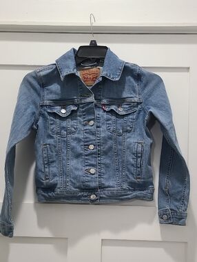 Levi's Womens Lighter Blue Denim Trucker Jacket  XS
